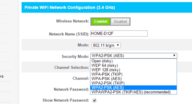 cifrado WPA2
