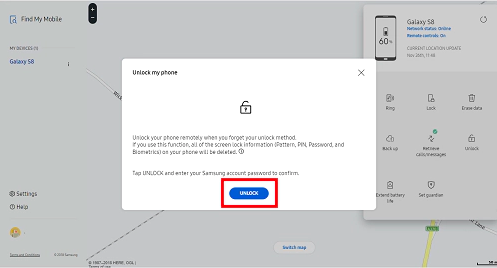 find my phone de samsung