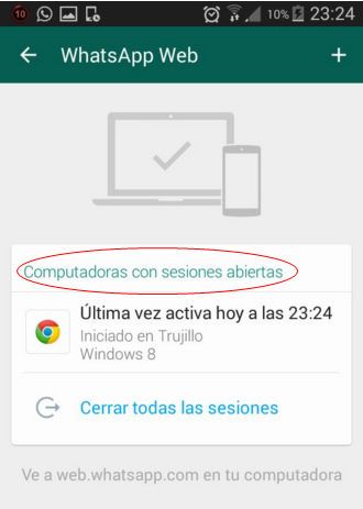sesiones whatsapp web