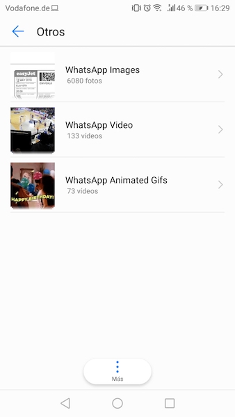 delete WhatsApp pictures and videos